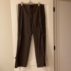Brown drawstring Ellen Tracy pants